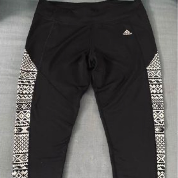 1XL Adidas Climawarm Black Leggings - Picture 1 of 3